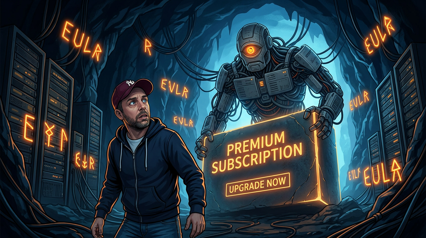 The Cyclops seals the cave with a premium subscription monolith